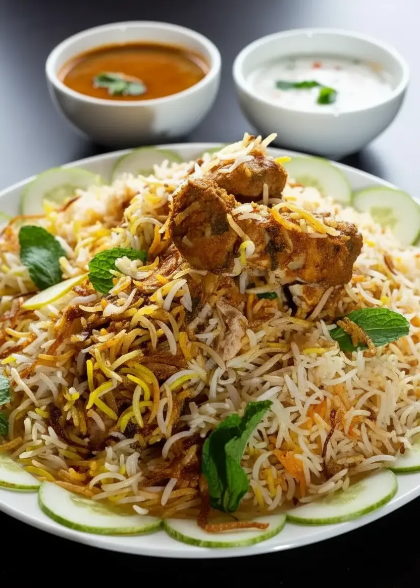 Chicken Biryani at Chinese Hakka & Biryani Box by Madhuban Edmonton