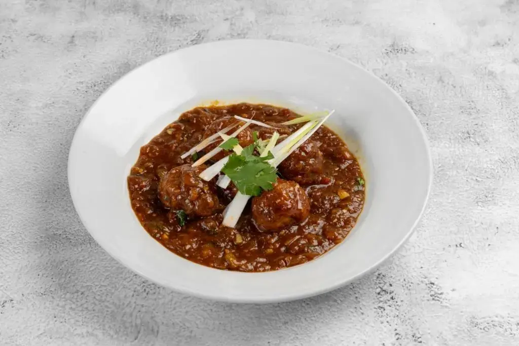 Veg Manchurian at Chinese Hakka & Biryani Box by Madhuban Edmonton